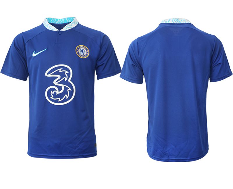 Cheap Men 2022-2023 Club Chelsea FC home aaa version blue blank Soccer Jersey